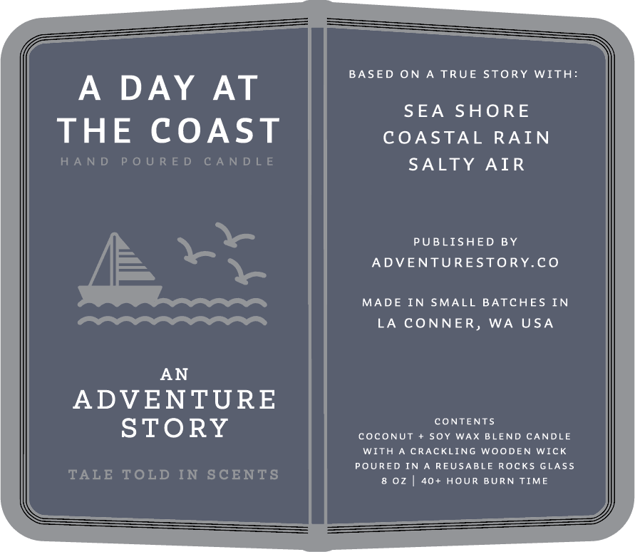 A Day at the Coast Candle