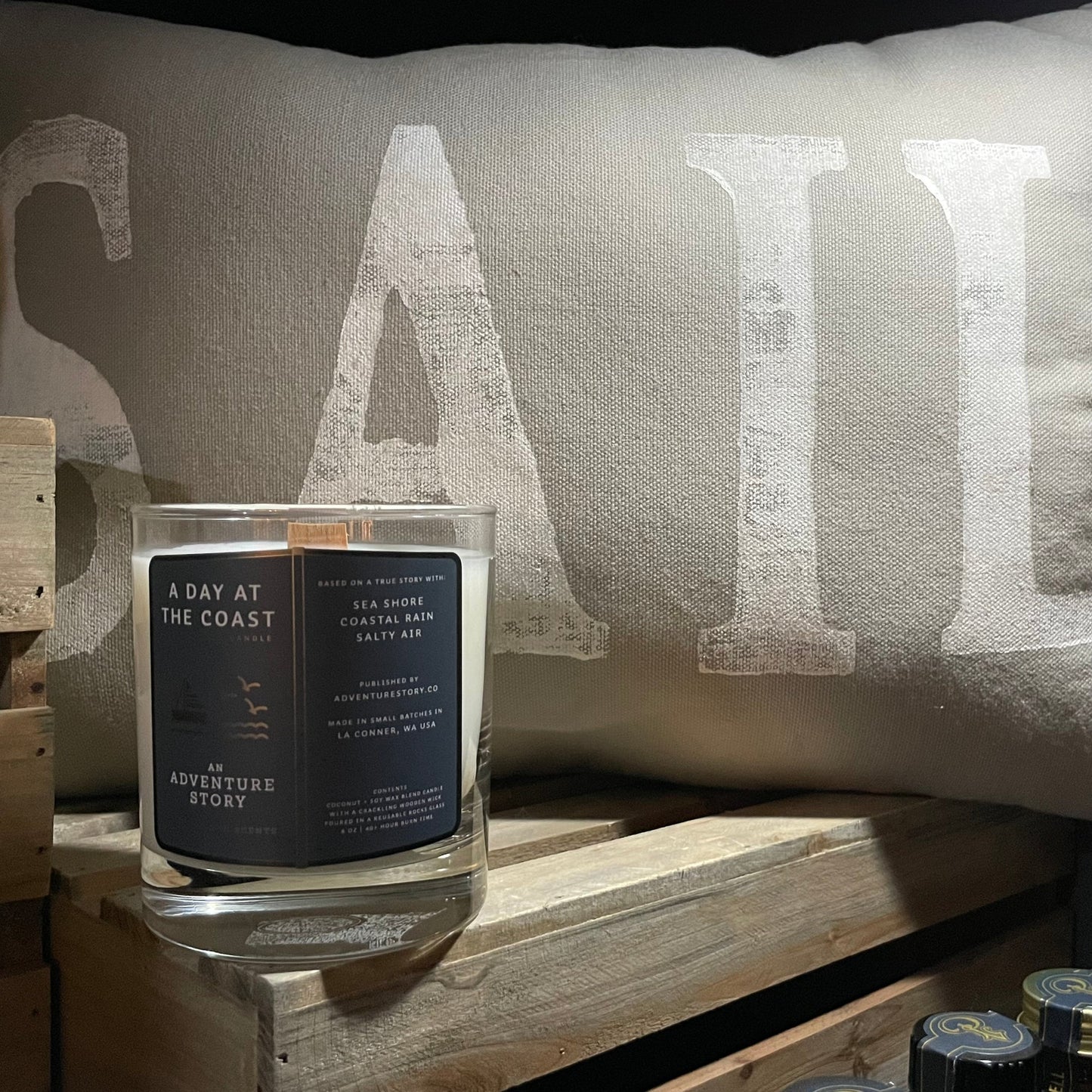 A Day at the Coast Candle