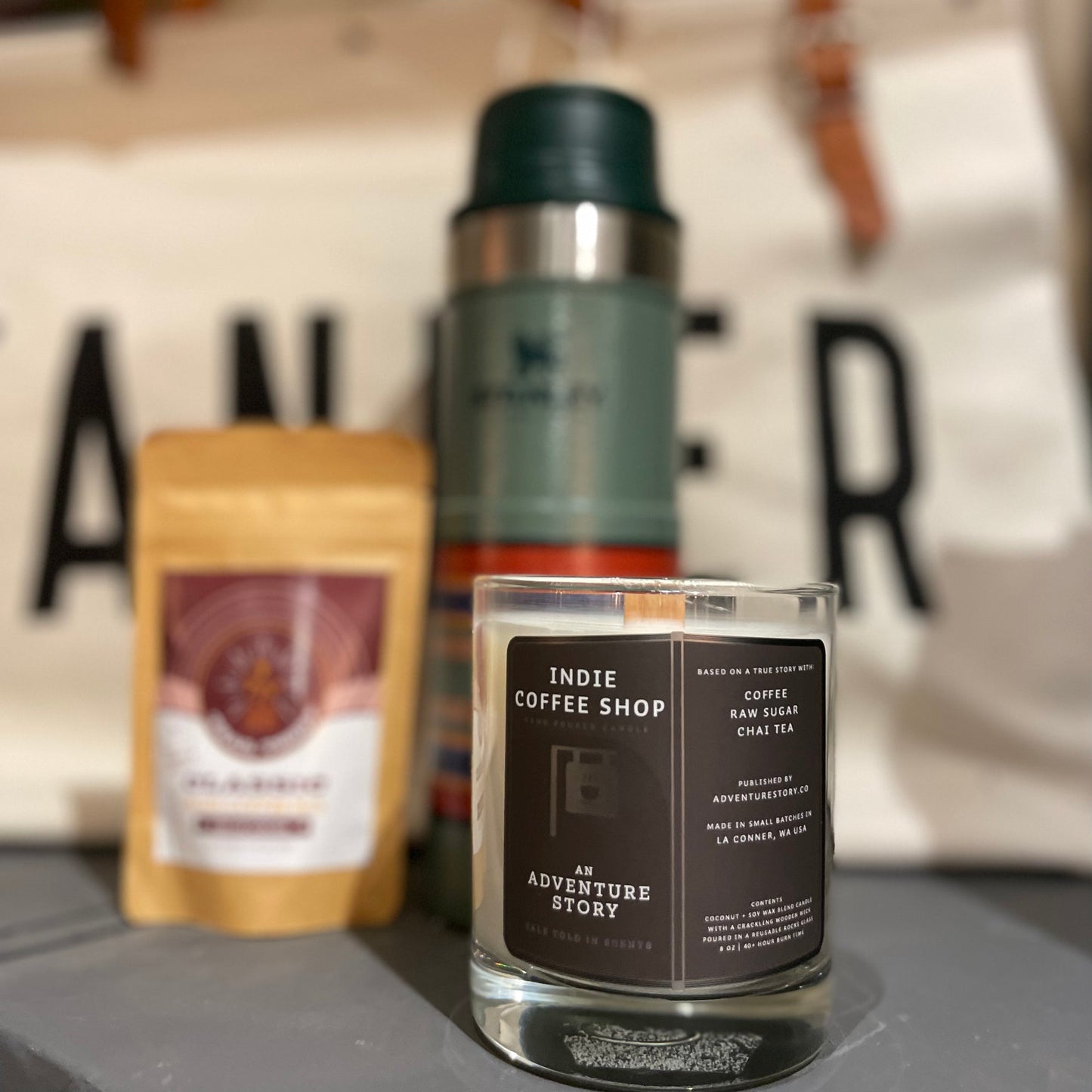 Indie Coffee Shop Candle