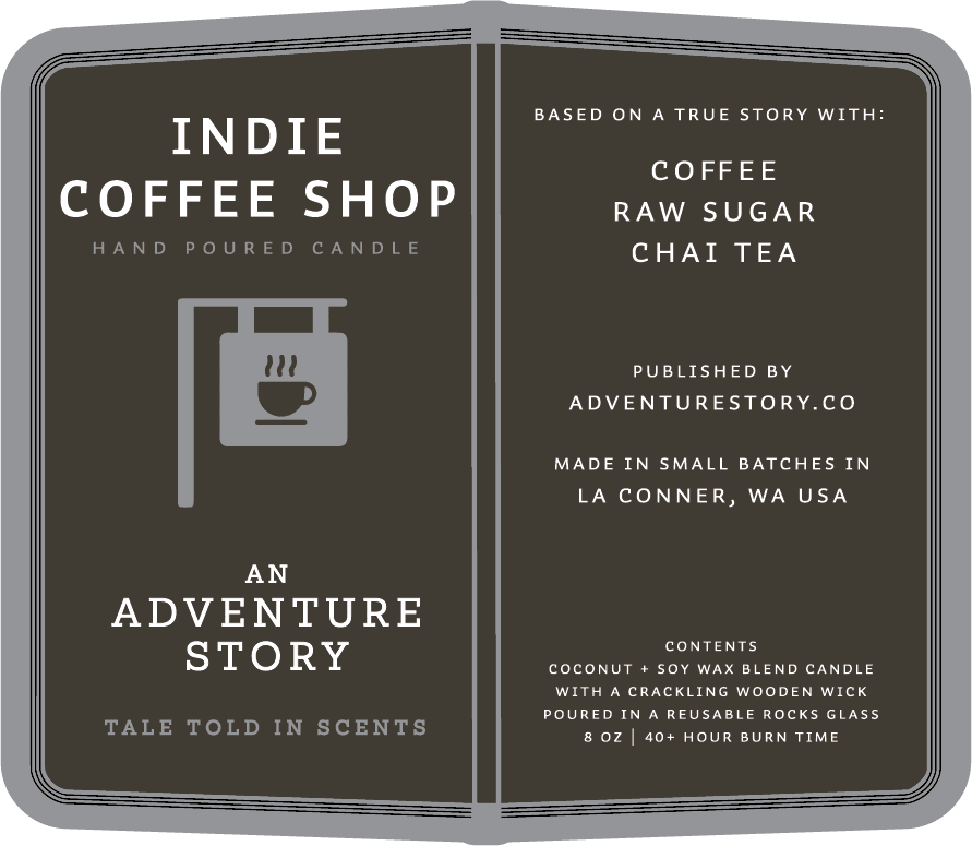 Indie Coffee Shop Candle