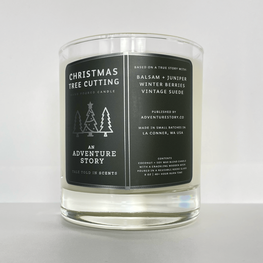 Christmas Tree Cutting Candle