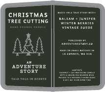 Christmas Tree Cutting Candle