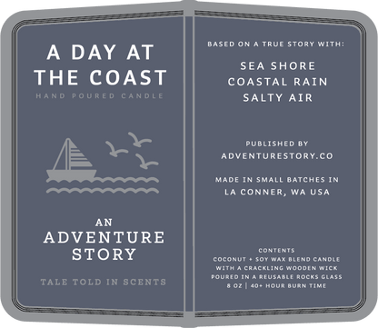 A Day at the Coast Candle