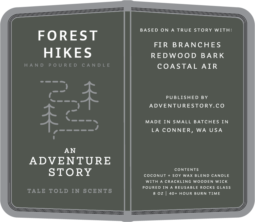 Forest Hikes Candle