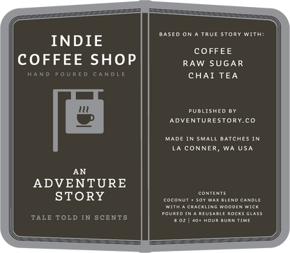 Indie Coffee Shop Candle